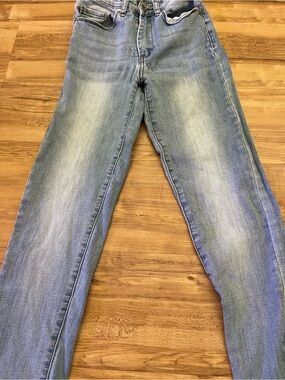 Alloy Apparel Tall Skinny Jeans Size 4 x 37 Power Stretch Medium Wash Denim